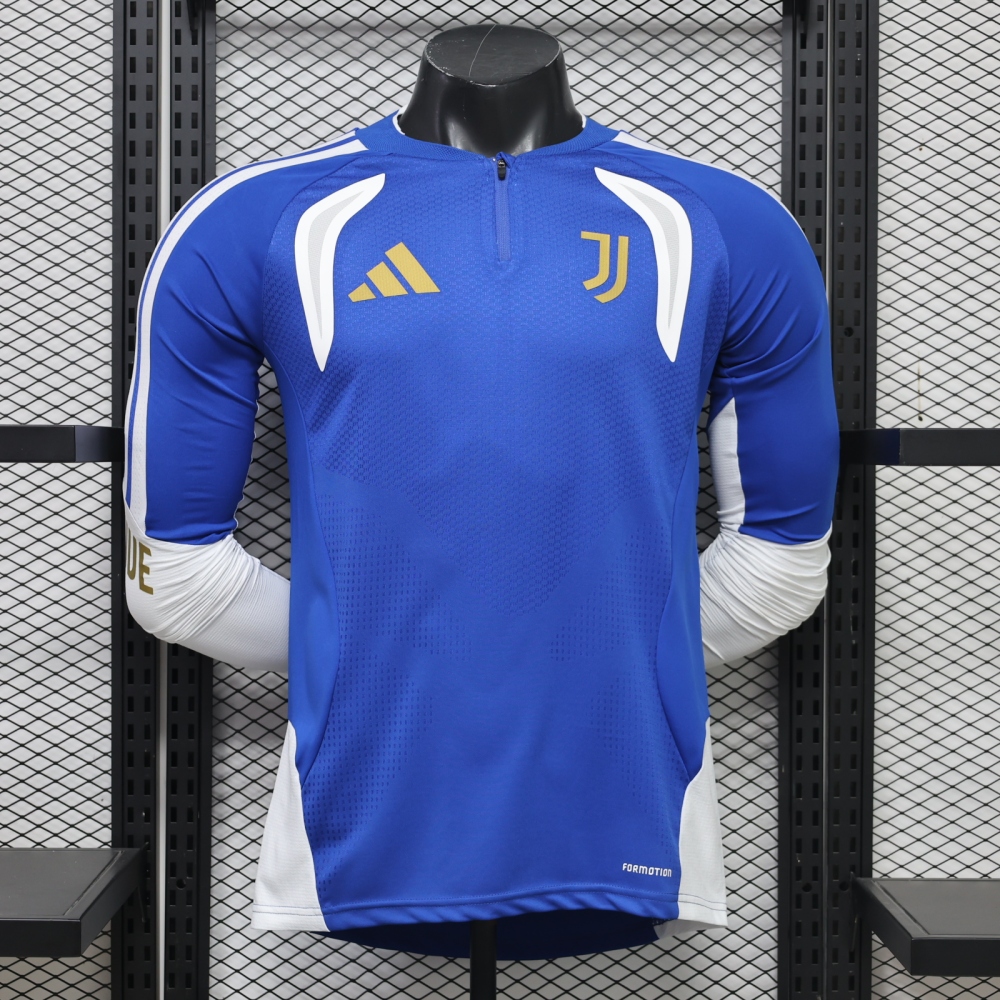26-27 Juventus player edition long sleeves training suit top（26-27尤文半拉训练服球员版单上衣）