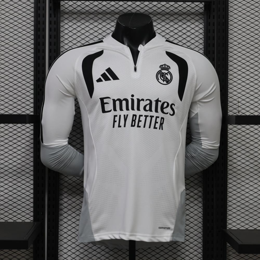 26-27 Real Madrid player edition long sleeves training suit top（26-27皇马半拉训练服球员版单上衣）