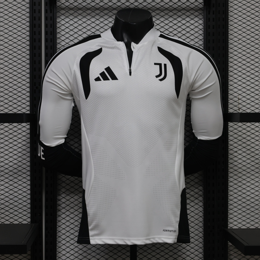 26-27 Juventus player edition long sleeves training suit top（26-27尤文半拉训练服球员版单上衣）