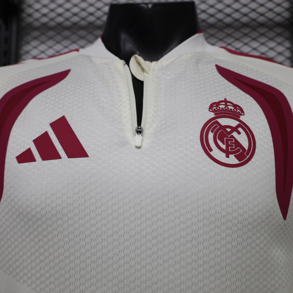 26-27 Real Madrid player edition long sleeves training suit top（26-27皇马半拉训练服球员版单上衣）