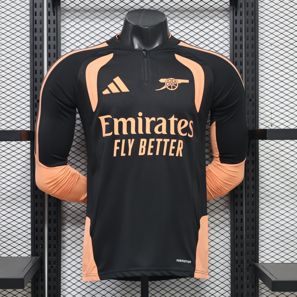 26-27 Arsenal player edition long sleeves training suit top（26-27阿森纳半拉训练服球员版单上衣）