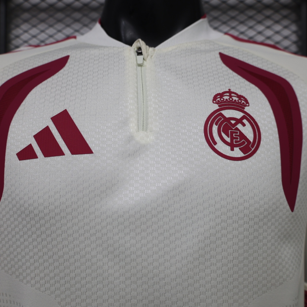 26-27 Real Madrid player edition long sleeves training suit top（26-27皇马半拉训练服球员版单上衣）