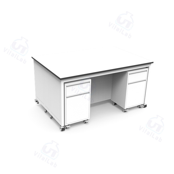 Banco de laboratorio móvil modular tipo H - Gabinete móvil con estructura de acero