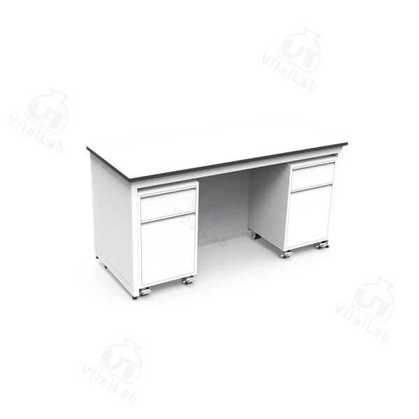 مقعد مختبر متنقل معياري من النوع H - خزانة متحركة بإطار فولاذي ثابت