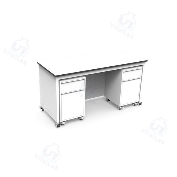 Banco de laboratorio móvil modular tipo H - Gabinete móvil con estructura de acero