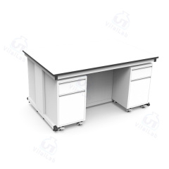 Modular Mobile Lab Bench C type - Fixed steel frame mobile cabinet