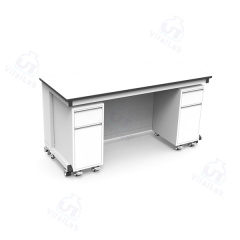Banco de laboratorio móvil modular tipo C - Gabinete móvil con estructura de acero
