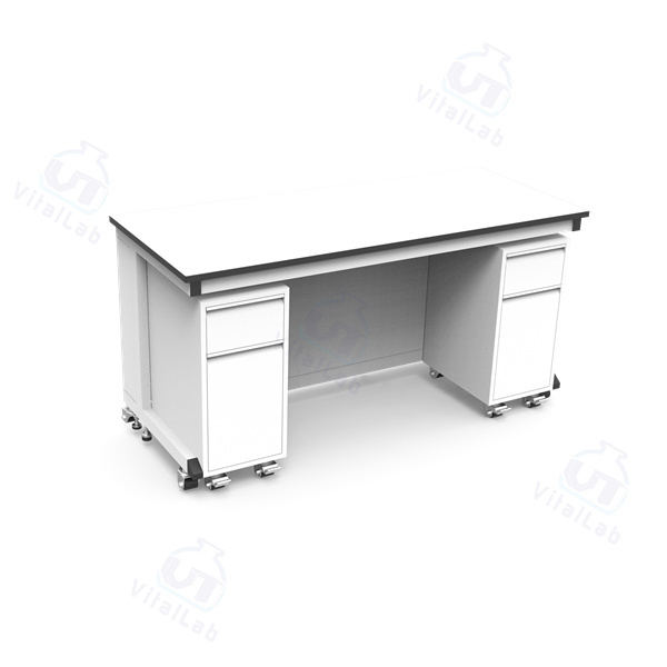 Banco de laboratorio móvil modular tipo C - Gabinete móvil con estructura de acero