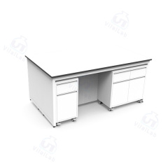 مقعد مختبر متنقل معياري من النوع H - خزانة متحركة بإطار فولاذي ثابت