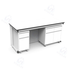 Modular Mobile Lab Bench C type - Fixed steel frame mobile cabinet
