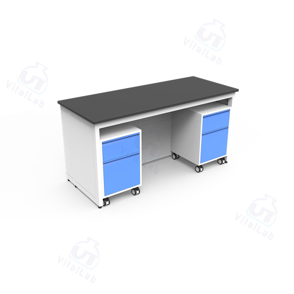 Modular Mobile Lab Bench H type - Fixed steel frame mobile cabinet