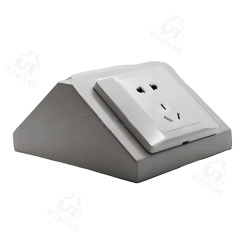 Cajas de enchufes eléctricos de pedestal para montaje en banco