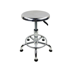 Hocker aus Edelstahl