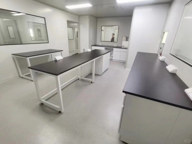 Cheap Price Simple Design Metal Lab Table with Water Sink Modern Mobile Iron Frame Easy Moving 2 Drawers