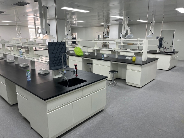 High Quality VitalLab Metal University Science Laboratory Benches Seat Water Sink Phenolic Resin/Epoxy Worktop Modern Furniture