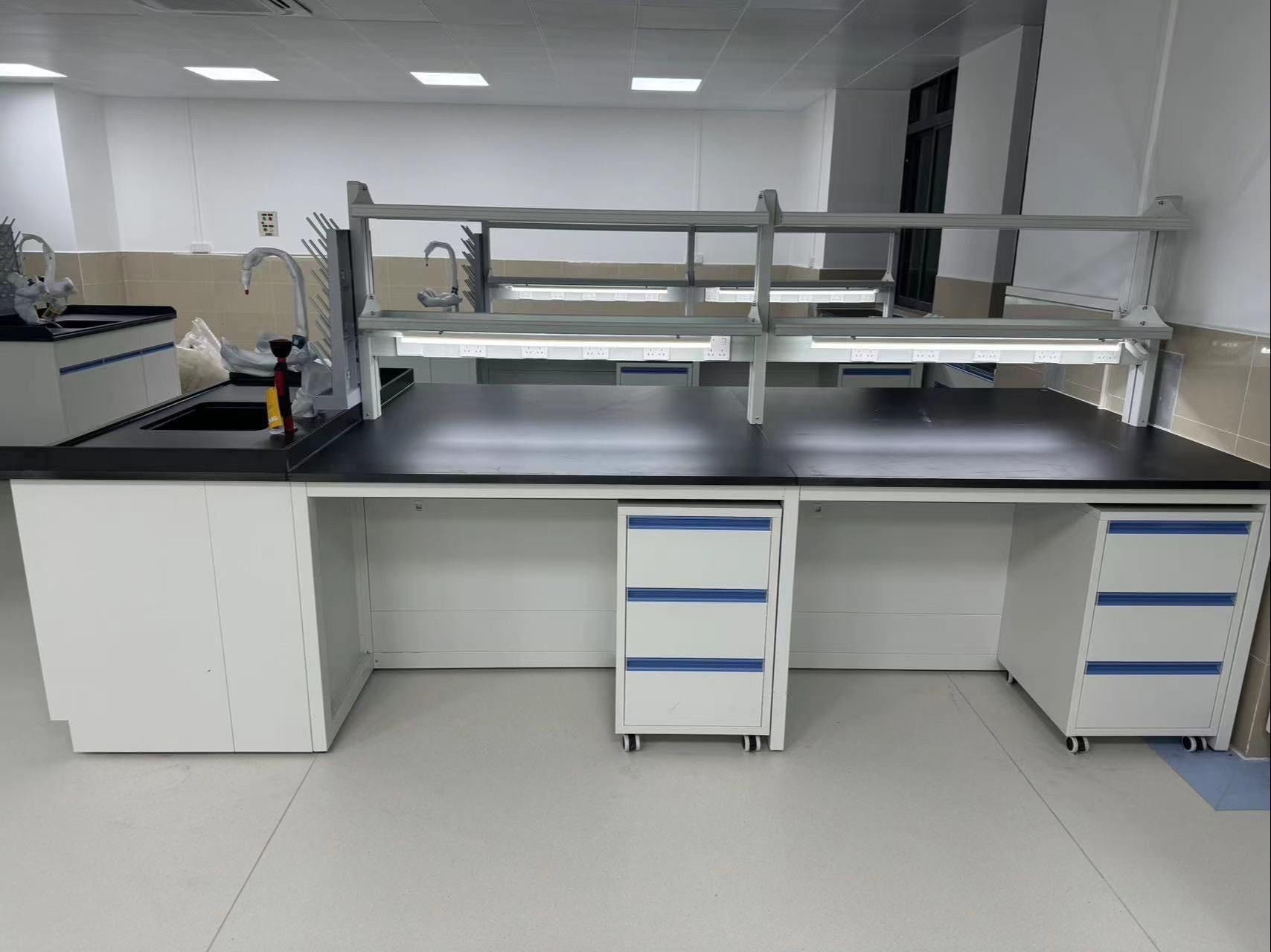 Free Design Lab Furniture System Chemical Lab Benches for Food Laboratory