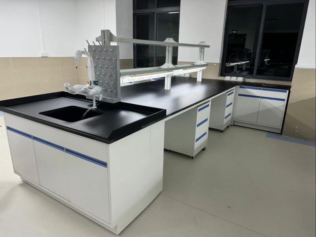 Mobile Modular Benches Industrial Workbenches with Cabinets Modern Metal Design Specialized Medical Lab Furniture