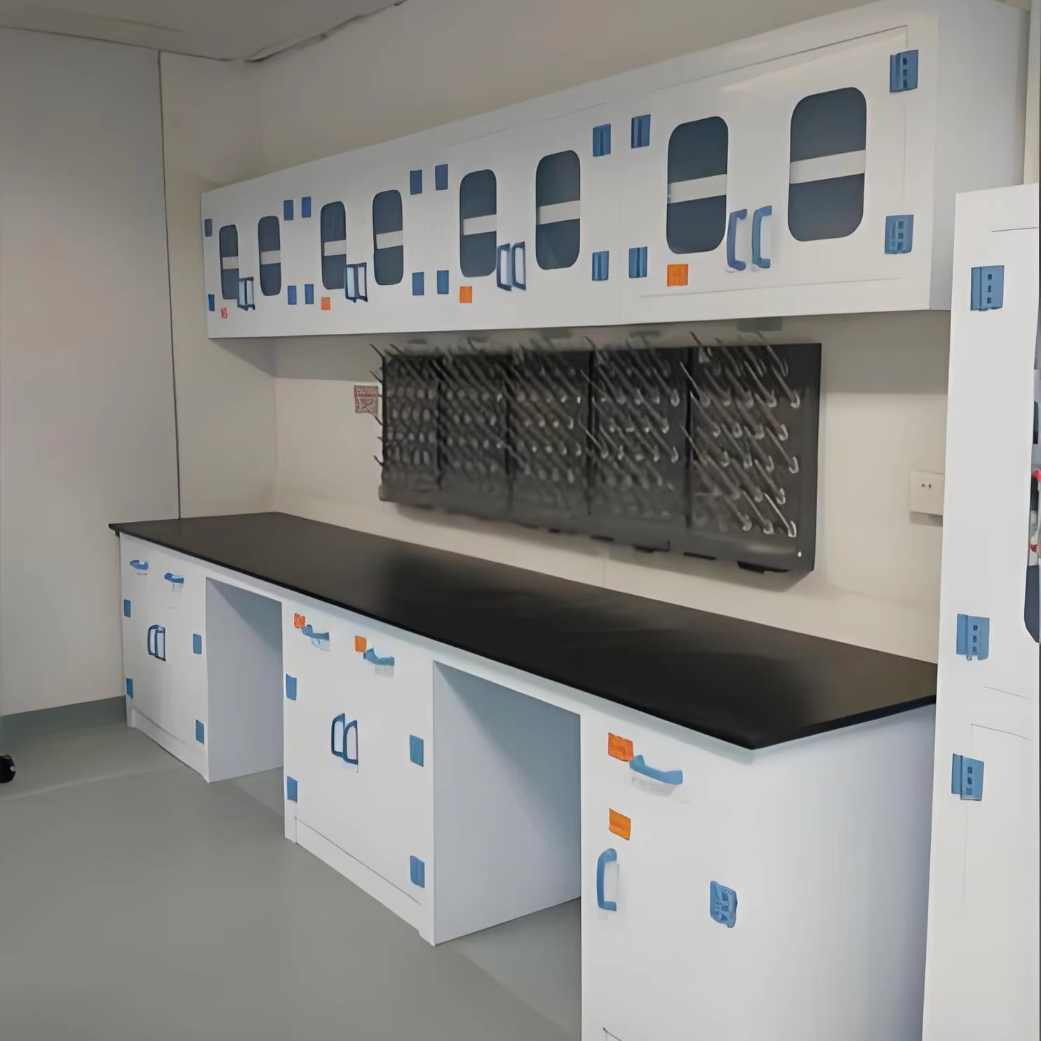 Polypropylene (PP) Laboratory Benches High-Resistance PP Wall Benches Strong Acid and Alkali Resistance and Anti-corrosion