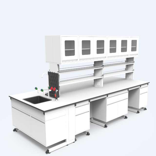 Heavy Duty Industrial Lab Bench Steel Worktable for Laboratory Workshop