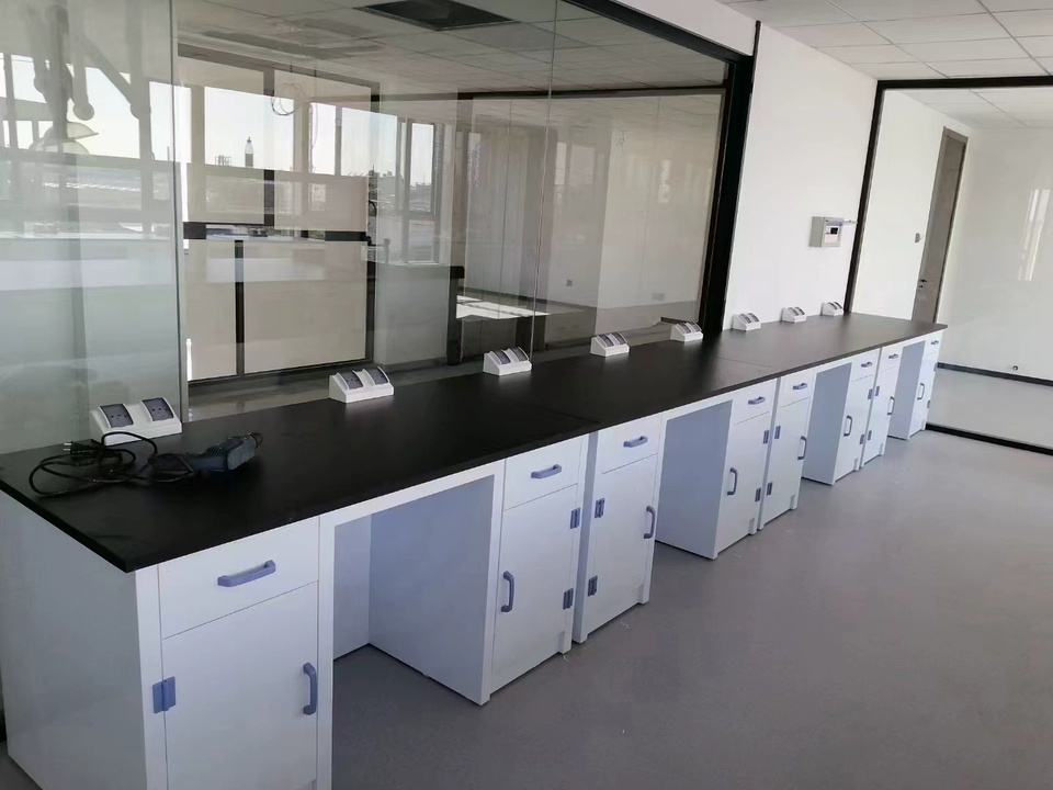 Polypropylene (PP) Laboratory Benches High-Resistance PP Wall Benches Strong Acid and Alkali Resistance and Anti-corrosion