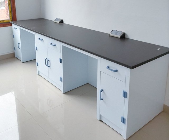 Strong Acid and Alkali Resistance and Anti-corrosion Polypropylene (PP) Laboratory Benches High-Resistance PP Wall Benches