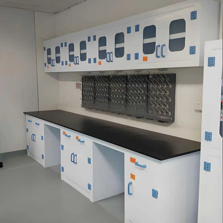 Polypropylene (PP) Laboratory Benches High-Resistance PP Wall Benches Strong Acid and Alkali Resistance and Anti-corrosion