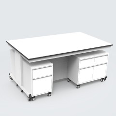 Best Selling VitalLab Modern Metal Chemistry Laboratory Table Corrosion Resistance Stainless Steel Worktop Epoxy Coating