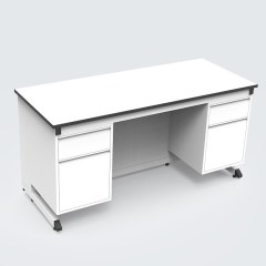 Modern Industrial Chemistry Lab Furniture Benches Epoxy Resin Worktop Strong Alkali Resistant Epoxy Powder Coated Durable Metal