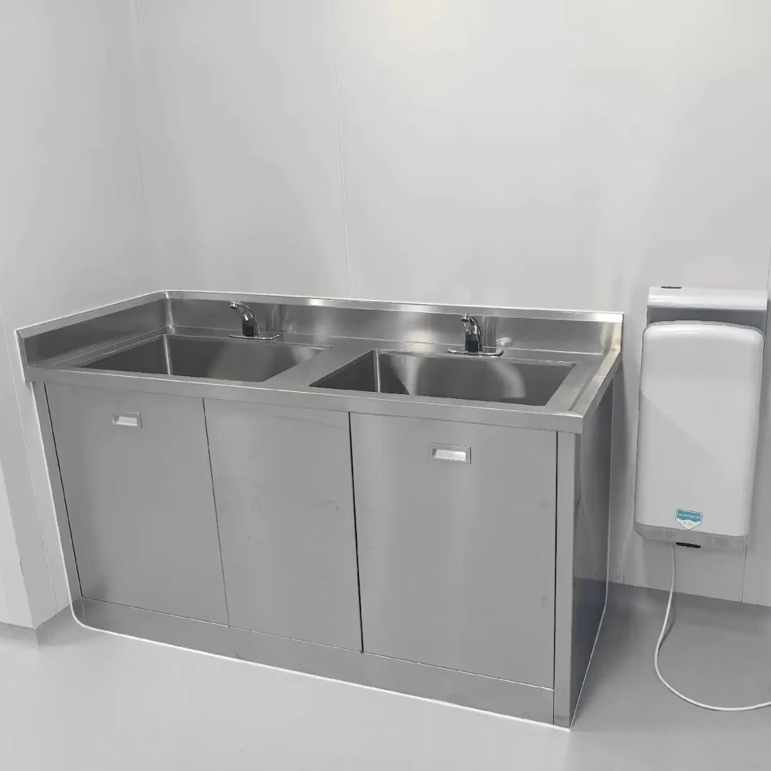 VitalLab White Chemical Laboratory Stainless Steel Furniture Bench Hospital Grade Modern Design Working Table Aseptic