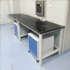 Mobile Lab Workbench with Casters Modular Steel Frame Laboratory Bench