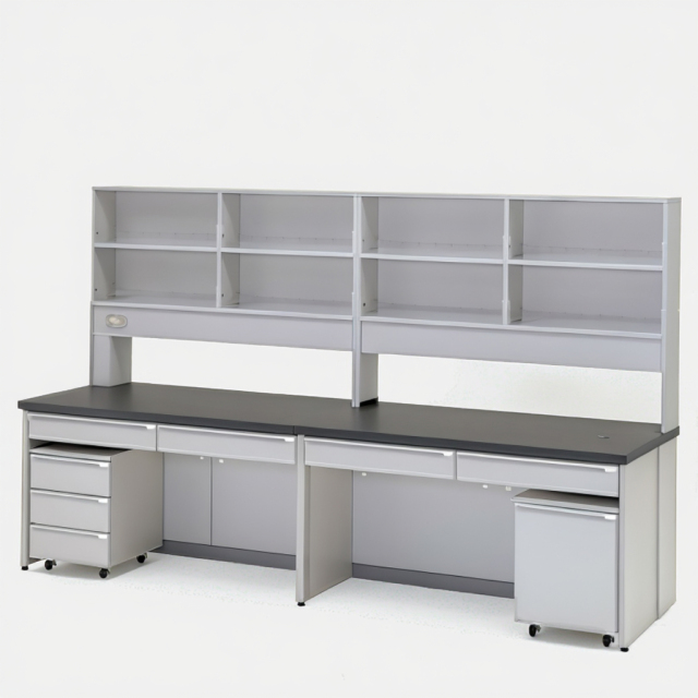 Modular Modern Epoxy Resin Industrial Commercial Laboratory Furniture Workbench Customizable Drawers Hospital School Lab