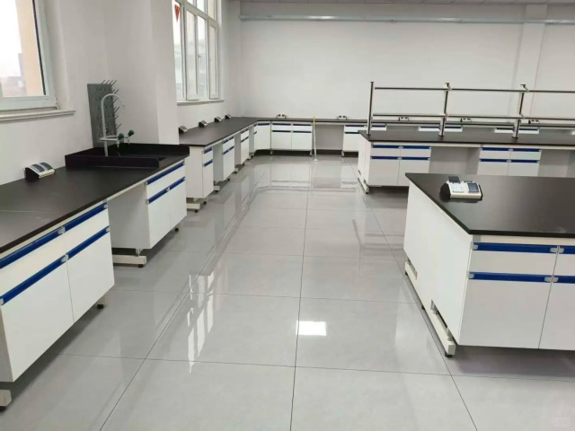 Modern Metal Laboratory Furniture Phenolic Resin Countertop Lab Bench with Cabinet for School Lab