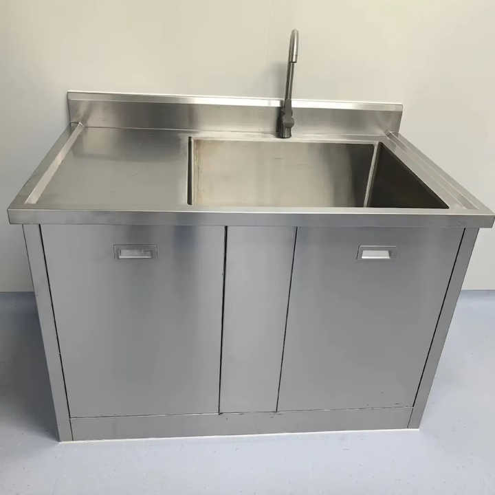 VitalLab White Chemical Laboratory Stainless Steel Furniture Bench Hospital Grade Modern Design Working Table Aseptic