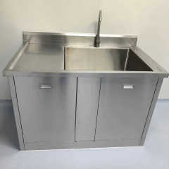 Cleanroom Laboratory Workbench Stainless Steel Top Heavy Duty Industrial Lab Bench