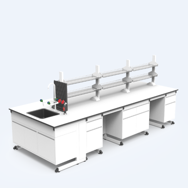 Heavy Duty Industrial Lab Bench Steel Worktable for Laboratory Workshop