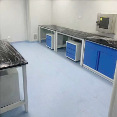 Mobile Lab Workbench with Casters Modular Steel Frame Laboratory Bench