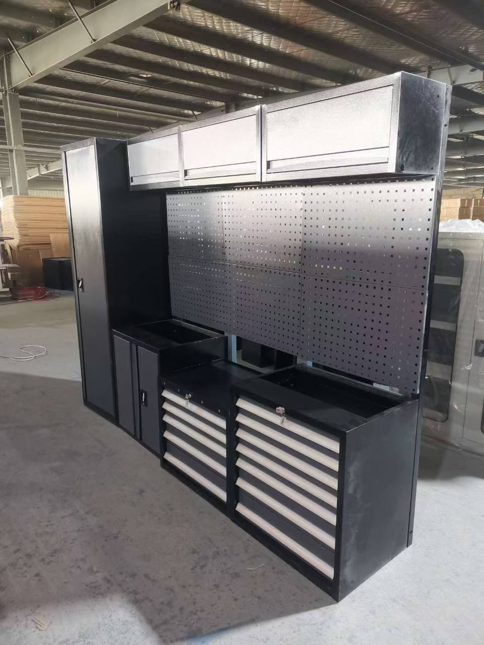 Customized Size Modern Garage Cabinet Heavy Duty Metal Tools Cabinet
