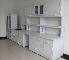 Modern Design Polypropylene Lab Bench with Reagent Shelf for Acid Alkali Resistance