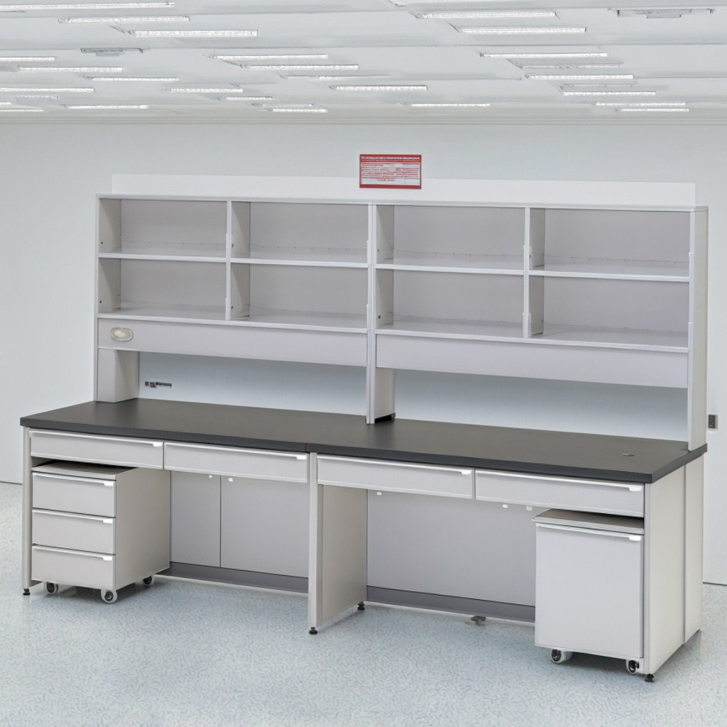 Modular Modern Epoxy Resin Industrial Commercial Laboratory Furniture Workbench Customizable Drawers Hospital School Lab