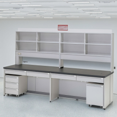 Modular Modern Epoxy Resin Industrial Commercial Laboratory Furniture Workbench Customizable Drawers Hospital School Lab