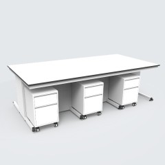 Best Selling VitalLab Modern Metal Chemistry Laboratory Table Corrosion Resistance Stainless Steel Worktop Epoxy Coating