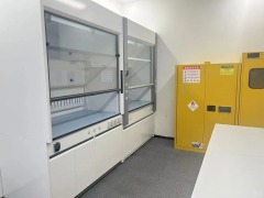 Customized Modern Metal Laboratory Furniture Lab Bench Medical Cabinet Workbench with C Frame and Stainless Steel Worktop