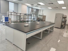 New Design Food Laboratory Island Bench with Tools Drawer Floor Mounted Water Proof Lab Cabinet for Factory Use
