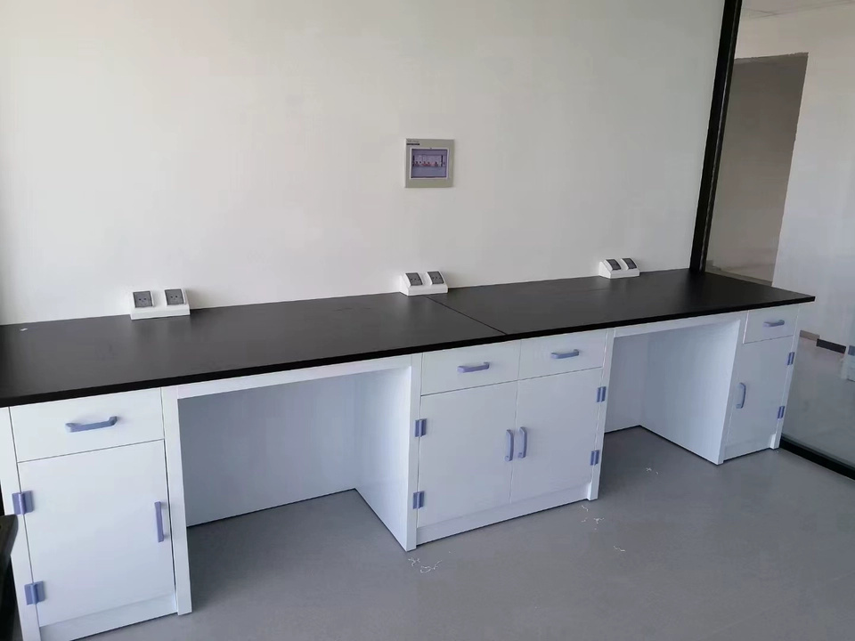 Polypropylene (PP) Laboratory Benches High-Resistance PP Wall Benches Strong Acid and Alkali Resistance and Anti-corrosion
