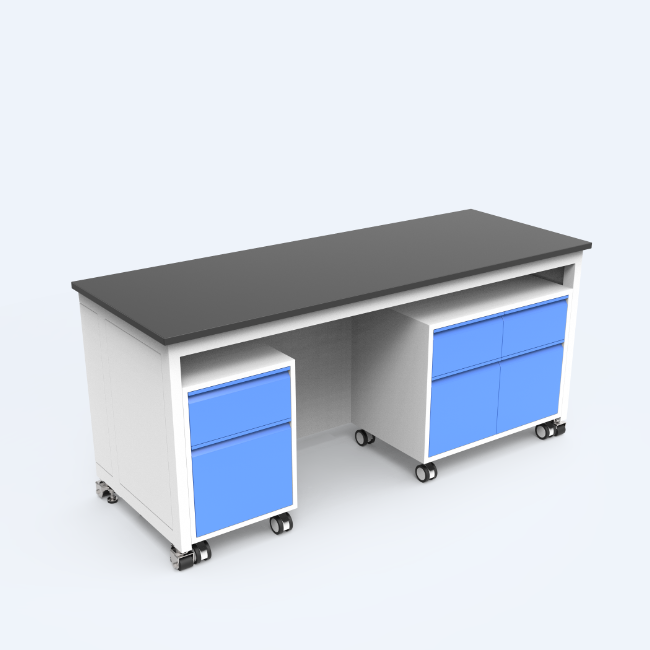 Modern Forensic Anatomy Laboratory Furniture H-Frame Mobile Workbench Corrosion-Resistant Stainless Steel Bench Water Sink 4
