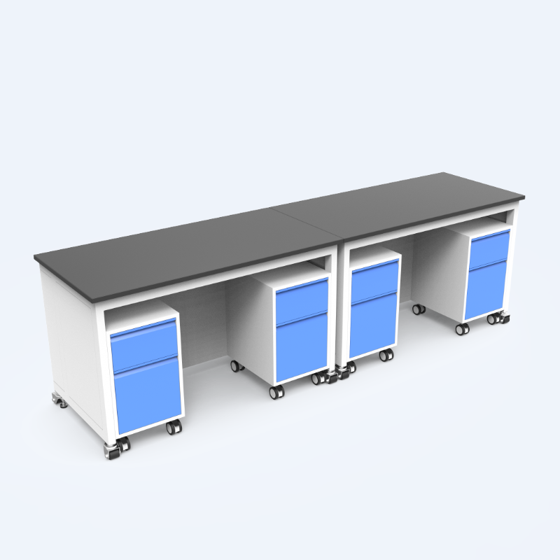 Modern Forensic Anatomy Laboratory Furniture H-Frame Mobile Workbench Corrosion-Resistant Stainless Steel Bench Water Sink 4