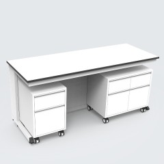Customized Color C Frame Lab Workstation With Wheel for School Use
