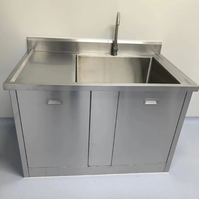 Cleanroom Laboratory Workbench Stainless Steel Top Heavy Duty Industrial Lab Bench