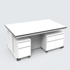 Best Selling VitalLab Modern Metal Chemistry Laboratory Table Corrosion Resistance Stainless Steel Worktop Epoxy Coating