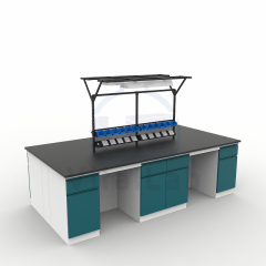 New Design Modern Iron Lab Workstation High Temperature Resistance Strong Alkali Resistant Laboratory Benches Furniture